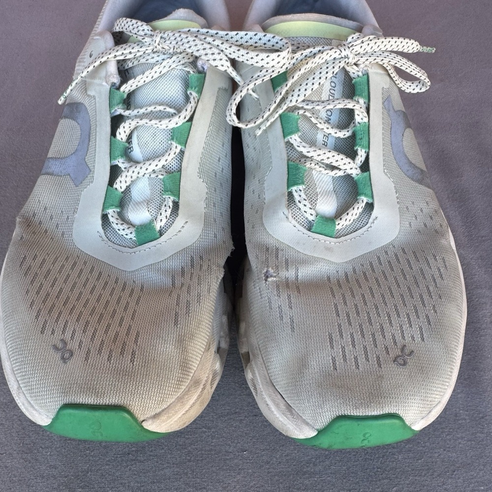 Size 9.5 - On Cloudmonster Running‎ Sneakers in Gray and Green - Picture 4 of 12